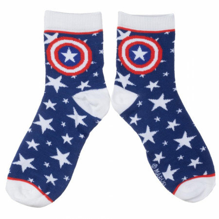 Captain America 2-Pack Anklet Socks